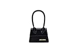 LEOCEE Mini Geldbörsen und Handtaschen für Damen Umhängetasche Berühmte Marke Totes Luxus Designer Handtaschen Krokodilmuster-Schwarz