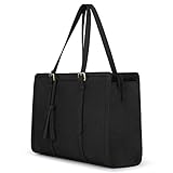 ECOSUSI Laptoptasche 15,6 Zoll Aktentasche Damen Groß Handtasche Business Arbeitstasche Bürotasche Damen Notebooktasche Shopper mit 3 Fächern für Büro