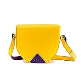 Bolsa Leder Damen Fashion Handtasche | Umhängetasche | Crossbody Bag | Schultertasche | Designer Tasche Gaia Klein | Klassisch | Casual | Gelb