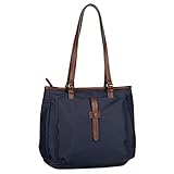 TOM TAILOR - Womenswear REVA Damen Shopper M, dark blue, 37,5x18,5x29