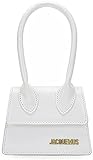 LEOCEE Jacquemus Mini-Taschen und Handtaschen für Damen Umhängetasche berühmte Marke Totes Handtaschen Luxus Design Krokodil, weiß, Medium