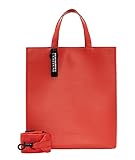 Liebeskind Berlin Paper Bag Tote Handtasche, Small (HxBxT 25cm x 20.5cm x 11.5cm), Mexican Peppers