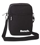 Bench Classic Damen und Herren Bag Umhängetasche Tasche Handtasche Schultertasche Crossbody-Tasche, schwarz, 23 x 17 x 8 cm