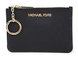 Michael Kors Jet Set Travel Small Top Zip Coin Pouch with ID Holder in Saffiano Leather