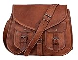 Damentasche aus echtem Leder von KPL, Schulter-/Crossbodytasche, Einkaufstasche, 35,6 cm