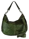 BZNA Bag Sia verde Grün green Italy Designer Damen Handtasche Schultertasche Tasche Schafsleder Shopper Neu