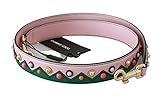 Dolce & Gabbana - - All - Pink Green Bead Handbag Accessory Shoulder Strap - Default Title