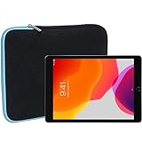 Slabo Tablet Tasche Schutzhülle für iPad 10.2 (7. Generation | 2019) | iPad 10.2 (8. Generation | 2020) Hülle Etui Case Phablet aus Neopren – TÜRKIS/SCHWARZ