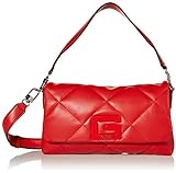 Guess Damen Shoulder Bag Brightside Schultertasche, rot, Einheitsgröße