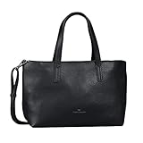TOM TAILOR - Womenswear MARLA Damen Shopper M, black, 34x12x21