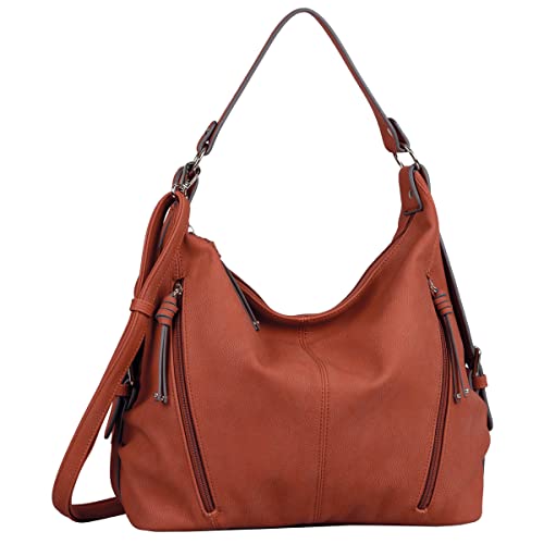 TOM TAILOR- Caia, Damen, Schultertasche, one size, Rot, 33x15,5x28,5 cm
