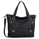 TOM TAILOR bags, CAIA, Damen, Shopper, M, schwarz, 42x15x31cm