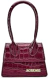 LEOCEE Mini-Taschen und Handtaschen für Damen Umhängetasche berühmte Marke Totes Handtaschen Luxus Design Krokodil, violett, Medium