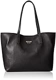 Guess Women Vikky Tote Bag, Black, 32.5x27x15 Centimeters (W x H x L)