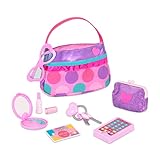 Play Circle Handtasche – Prinzessinnen Tasche für Kinder – 8-teilige Spielzeugtasche mit Spielzeug Schminke, Geldbörse, Handy, Handy, Schlüssel und mehr für Kinder ab 3 Jahren