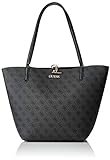 Guess Damen Alby Toggle Tote Bag, Coal/Black, Size One
