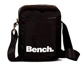 Bench City Girls Mini Bag - Unisex Umhängetasche, Crossbody-Tasche & Handtasche für Damen und Herren, Schwarz, 19x14x5 cm