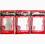 KMC 100 pochettes Card Barrier Perfect Size Soft Sleeves, 3 Packs/Total 300 pochettes [Komainu-Dou Original Package]