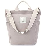 Moceal Multi-Color-Striped Canvas Damen Handtasche//Umh/ängetasche Canvas Tasche Shopper Hobo Bag
